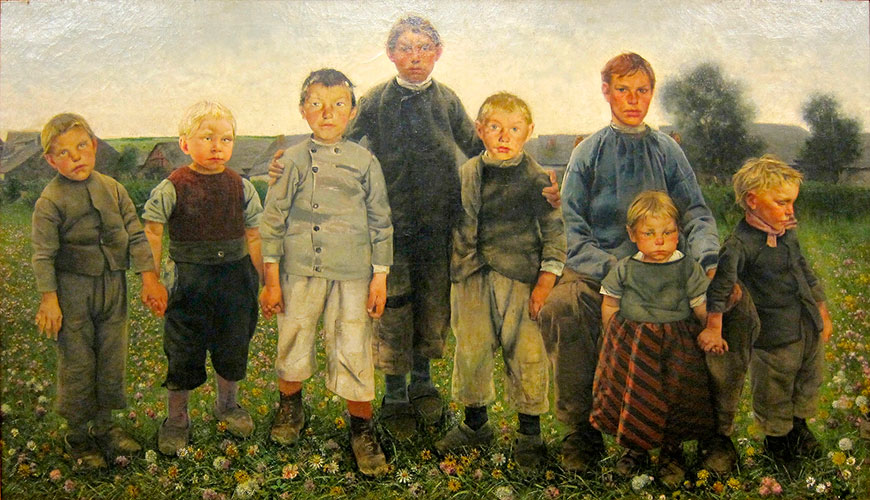 Les Âges du paysan - les garçons (Крестьянский век - мальчики), 1885-1887