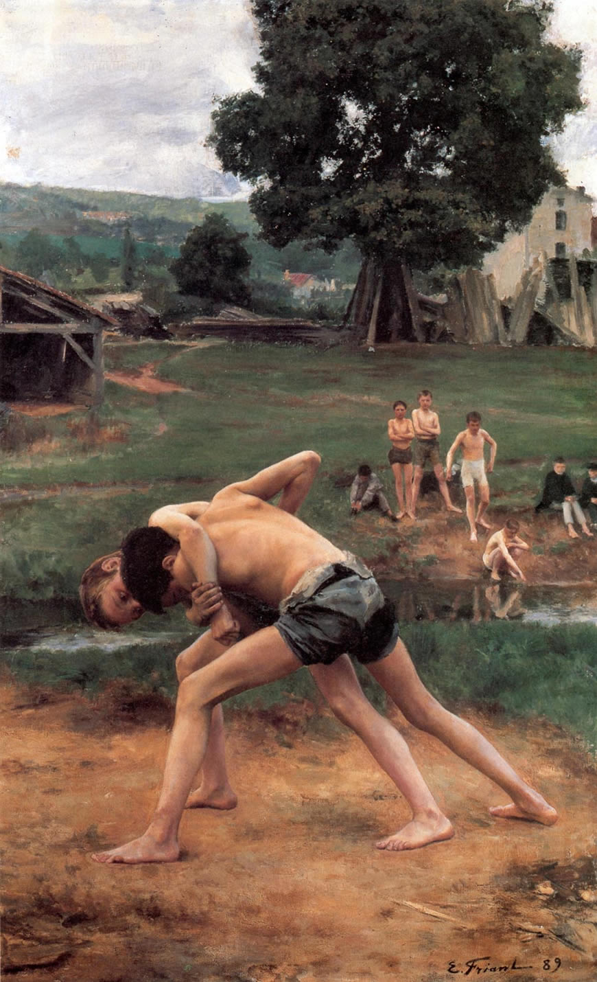 La Lutte (Wrestling) - Борьба, 1889