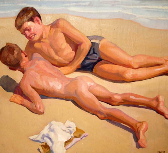 Xiquets a la platja (Мальчики на пляже), 1934