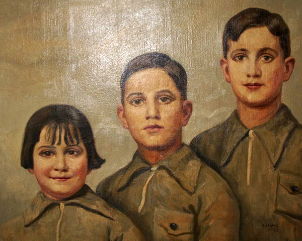 Els tres germans (Три немца), 1942