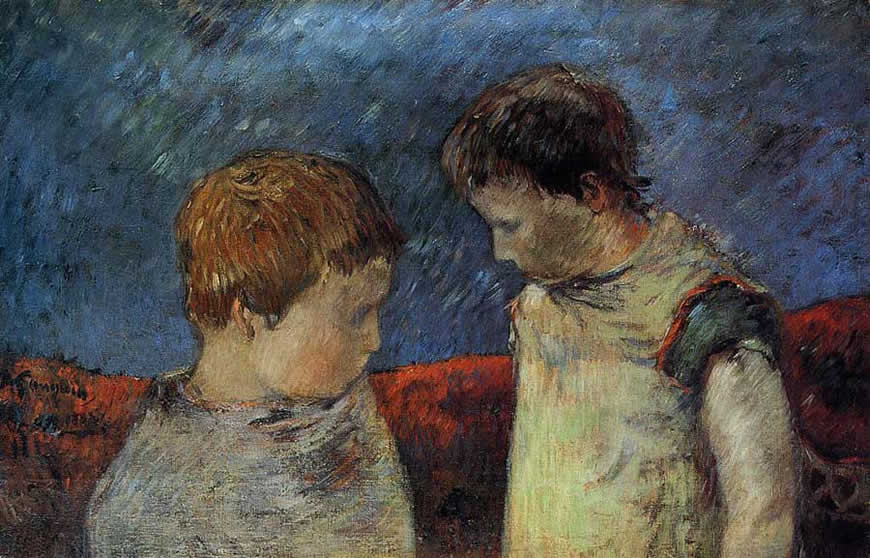 Aline Gauguin Paul and One of Her Brothers (Алина Гоген и один из ее братьев), ca.1883