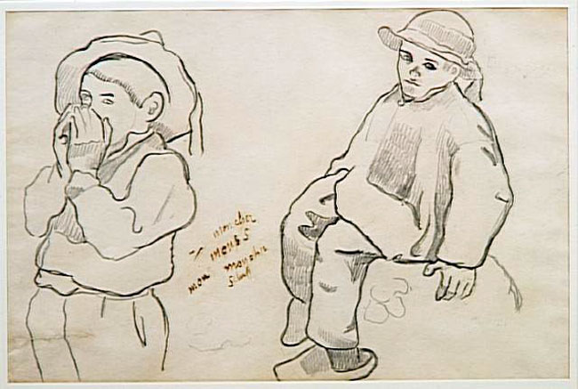 Deux petits Bretons (Два бретонских мальчика), 1889