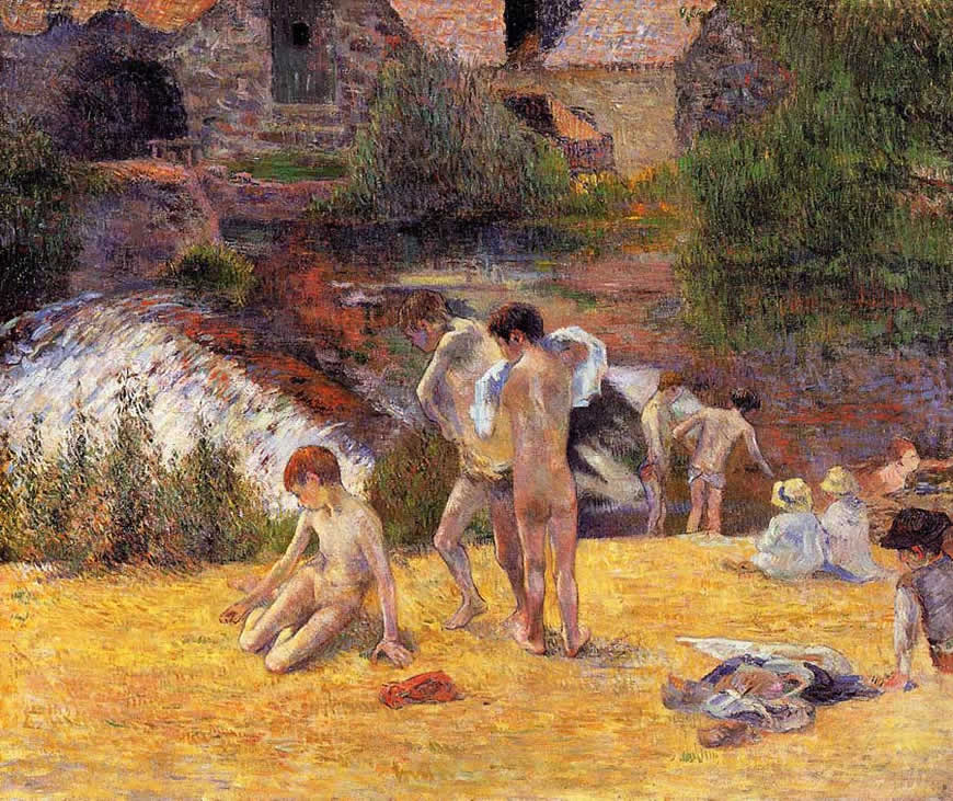 The Moulin du Bois d'Amour Bathing Place (Место для купания в Мулин Дю-Буа д`Амор), 1886