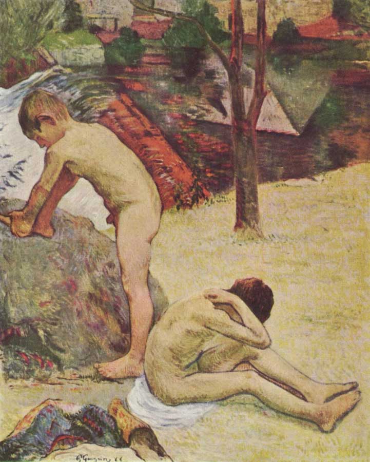 Breton Boys Bathing (Купающиеся бретонские мальчики), 1888