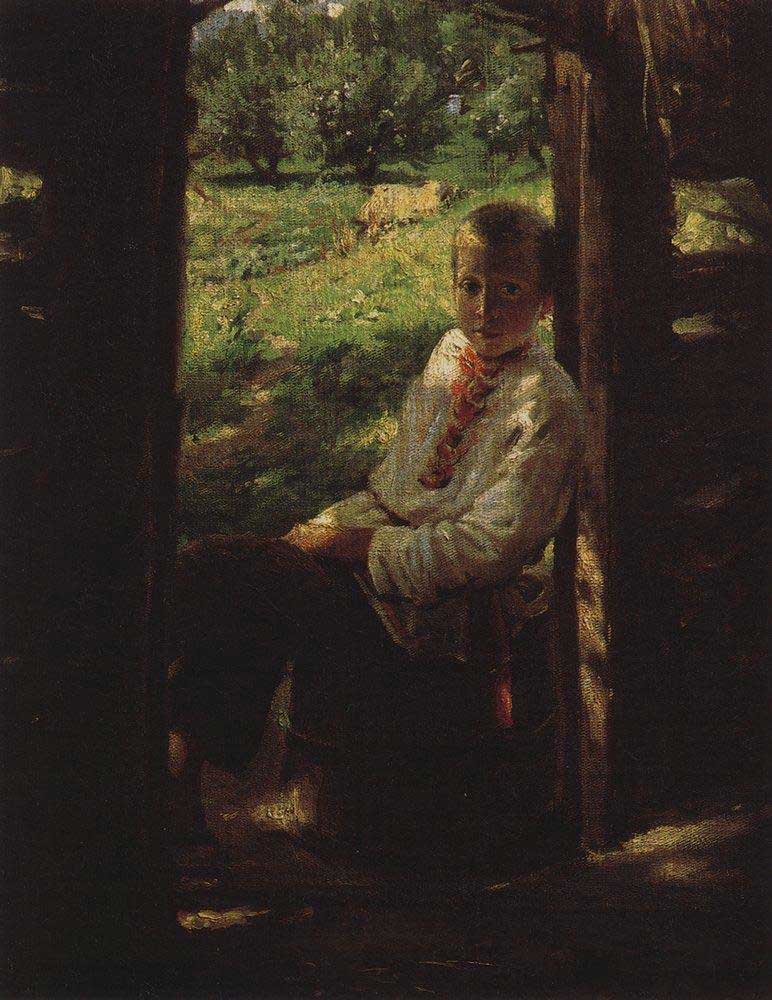 Пopтpeт мaльчикa-yкpaинцa (Portrait of a Ukrainian boy), 1880s