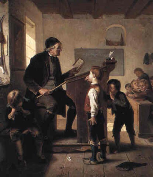 Schoolroom discipline (Дисциплина в школьном классе), 1880