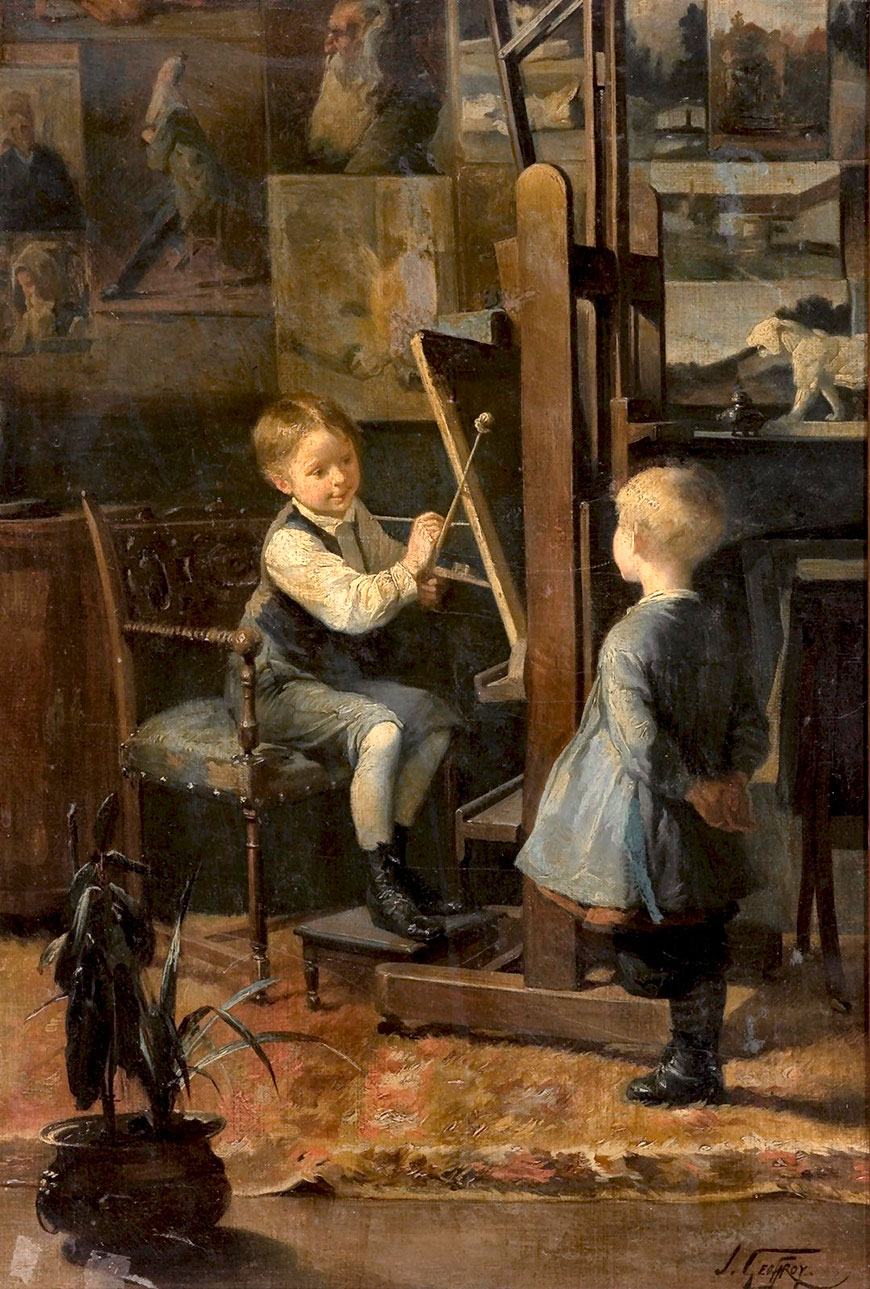 In the Artist's Studio (В мастерской художника)