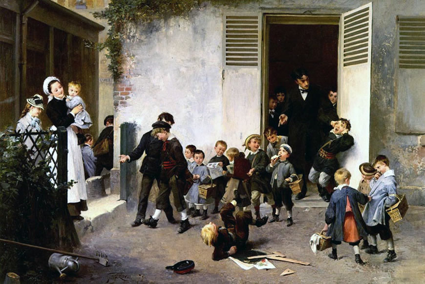 La sortie de L'ècole (После уроков), 1879