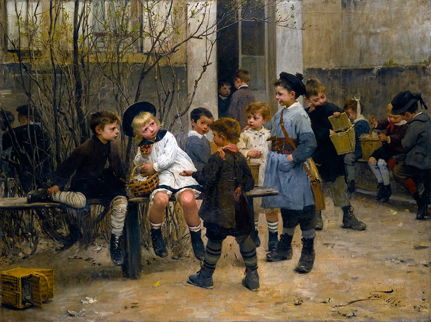 l'heure du gouter (Время перекуса), 1882