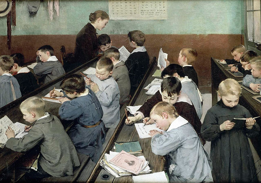 The Children's Class (Школьный класс), 1889