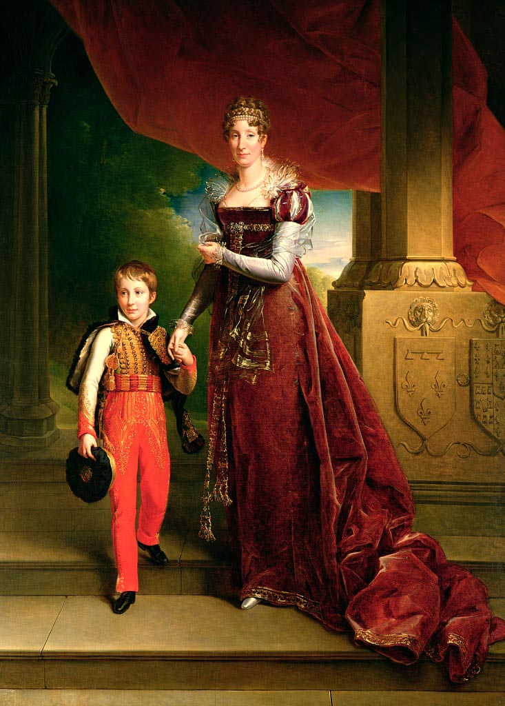 Marie Amelie de Bourbon 1782-1866 Duchess of Orleans and her Son Prince Ferdinand 1810-42 Duke of Chartres (Мари Амели де Бурбон, герцогиня Орлеанская, с сыном Фердинандом, герцогом Шартрским)