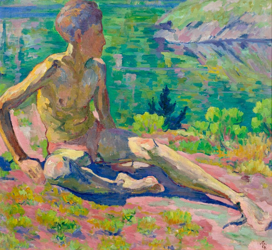 In riva al lago (На берегу озера), c.1921