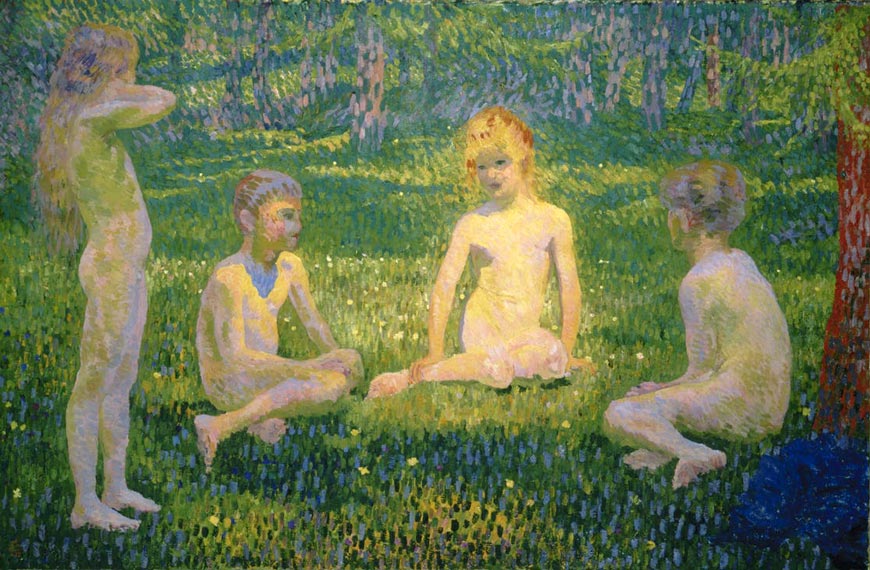 Bambini nel bosco (Дети в лесу), 1909