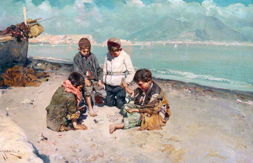 Boys at Play (Мальчишки за игрой), 1890-1910