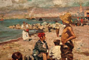 Beach Scene With Children (Пляжная сцена с детьми)