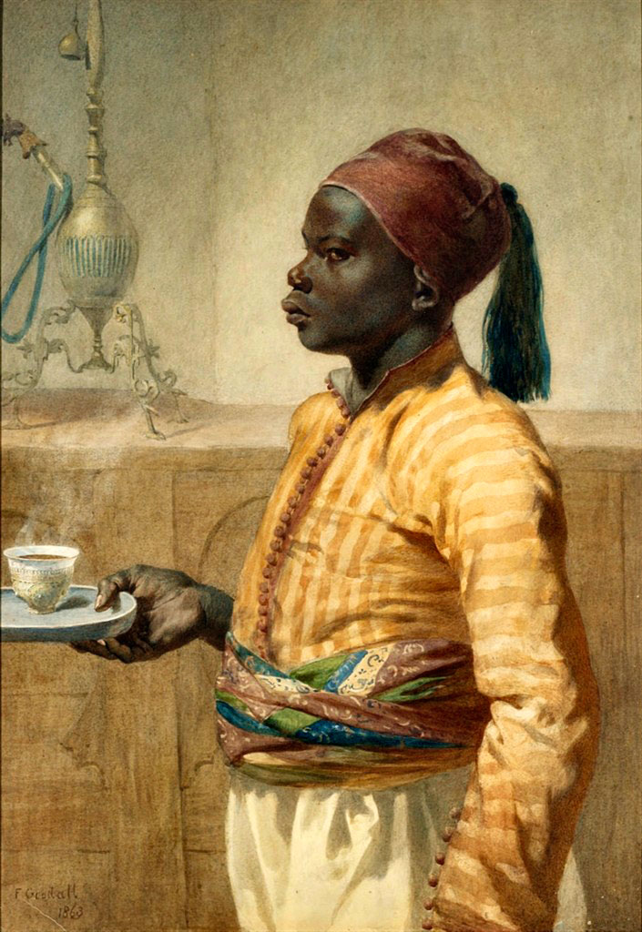 The Nubian Coffee Boy (Мальчик-нубиец, подающий кофе)