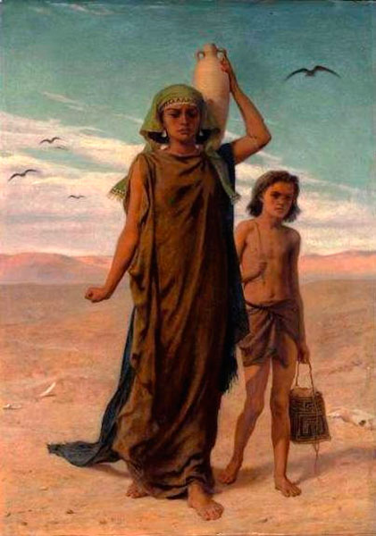 Hagar and Ishmael (Агарь и Измаил), 1879