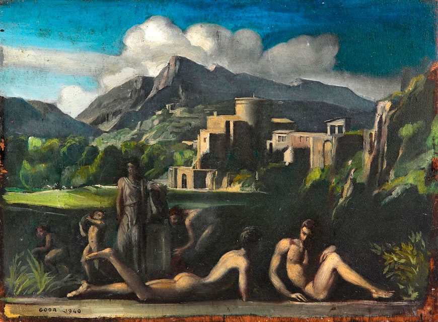 Study for Homere et les Bergers (Этюд для картины Гомер и пастухи), 1940