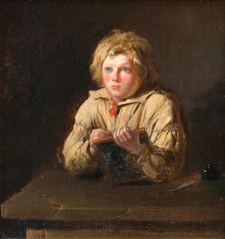 Пишущий мальчик (Writing boy), ок.1900