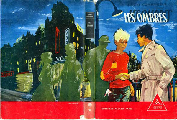 coverbook Les ombres (Тени) by Simone Commandeur, 1945