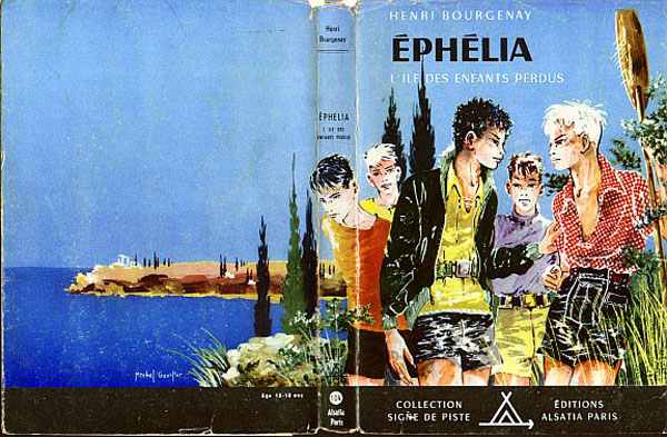 coverbook Ephélia, l'île des enfants perdus (Эфелия, остров потерянных детей) by Henri Bourgenay, 1957