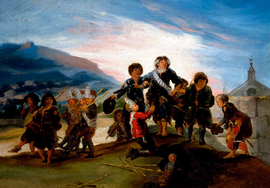 Niños jugando a los soldados (Мальчики, играющие в солдат), 1777-1785