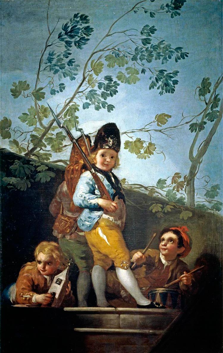 Boys playing soldiers (Мальчики, играющие в солдат), 1779