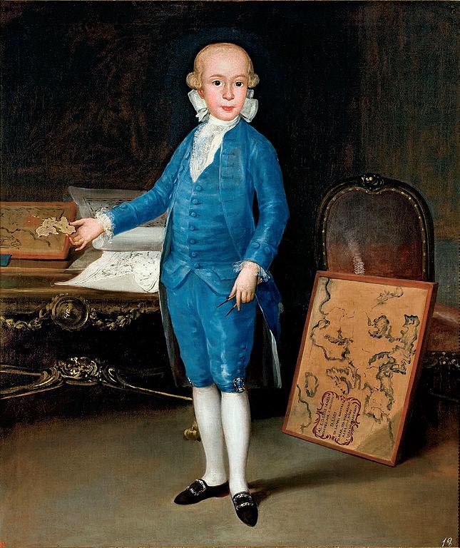 Luis María de Borbón y Vallabriga, niño (Луис Мария де Бурбон-и-Валлабрига в детстве), 1783