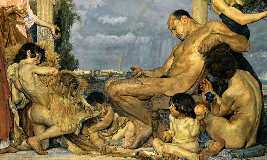 Hercules bei Omphale (Геркулес у Омфалы), 1905