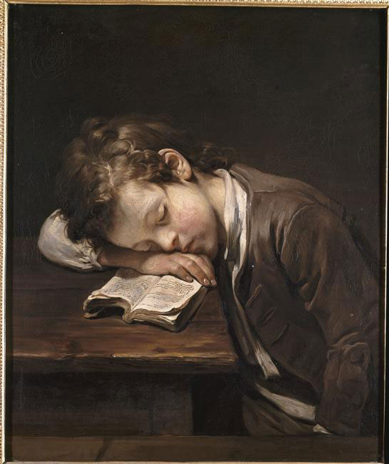 Le petit paresseux (Ленивый мальчик), 1755