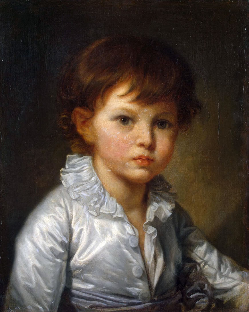 Portrait of Count Pavel Stroganov as A Child (Портрет графа Павла Строганова в детстве)