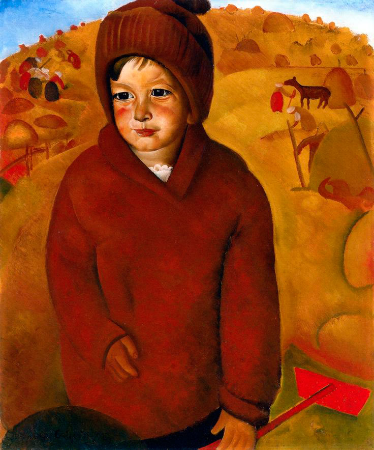 Мальчик во время жатвы (Boy at Harvest Time), 1923