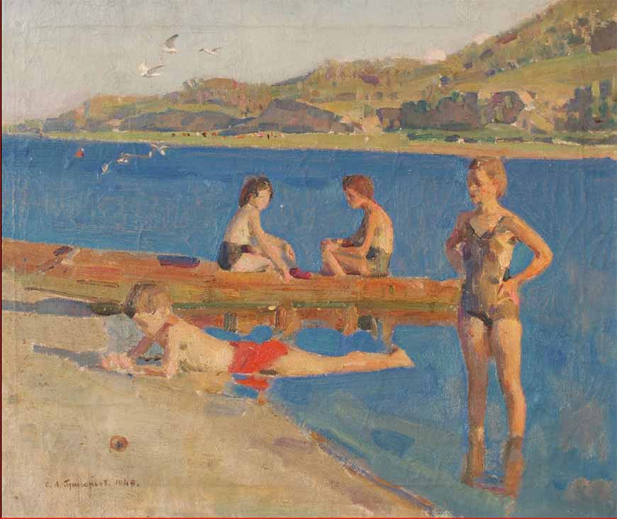 Возле речки (Near the river), 1946