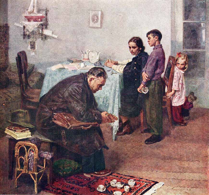 Вернулся (He's returned), 1954