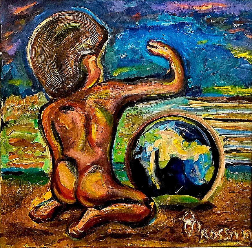 Atlas Boy With World (Мальчик-атлант с Миром)