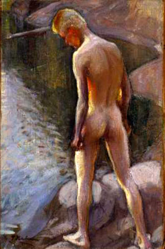 Alaston poika (Нагой юноша), 1910