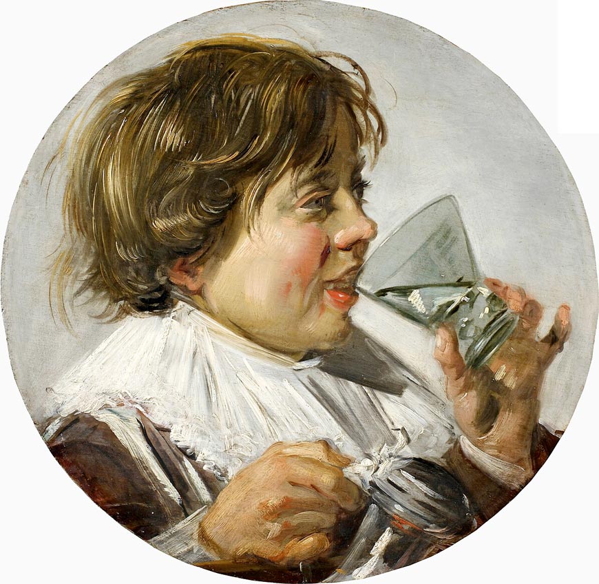 Boy with a glass and a pewter jug (Мальчик со стаканом и оловянным кувшином), 1620-1628