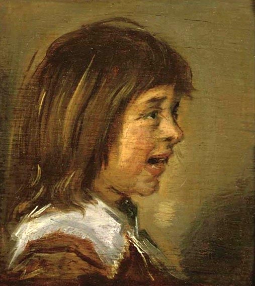 Portrait of a child, bust-length, in profile (Бюстовый портрет ребенка в профиль)