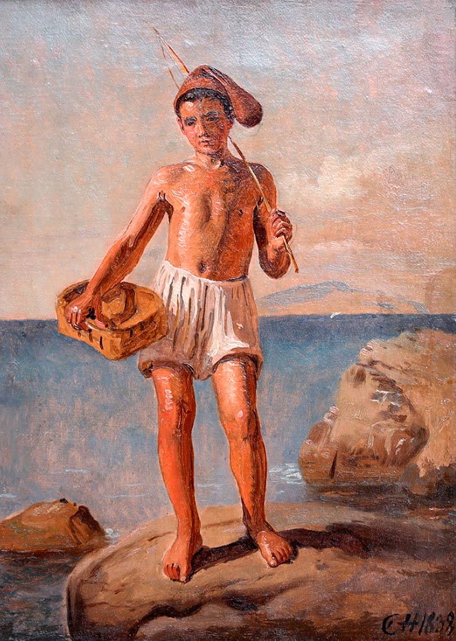 Italian Fisherman's Boy (Итальянский мальчик-рыбак), 1838