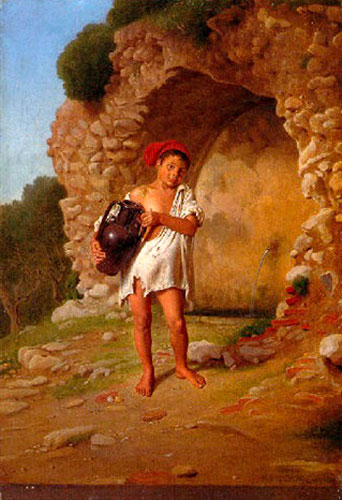 Fischerjunge in Capri (Мальчик-рыбак с Капри), 1839