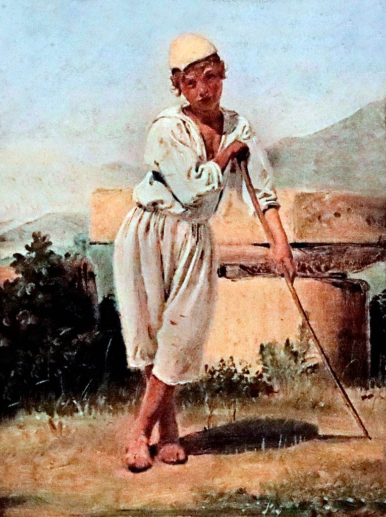 A shepherd boy. Pompéi (Пастушок. Помпеи), 1838