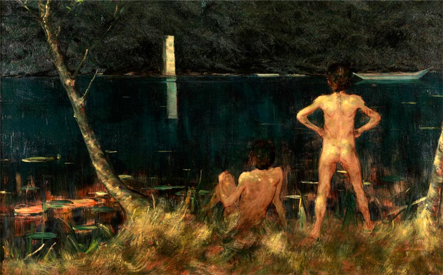 Boys Bathing (Купающиеся мальчики), c.1866