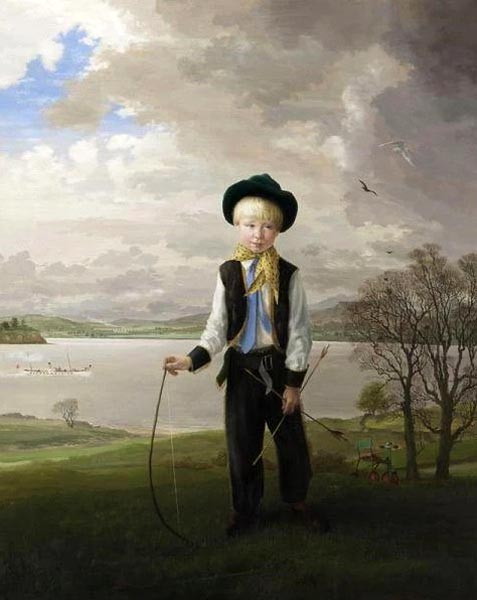 Portrait of the Artist's Son by Lake Windermere (Портрет сына художника у озера Уиндермир)