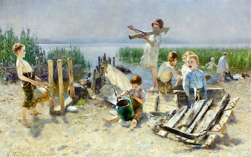 Al fresco concert (Концерт на свежем воздухе), 1891