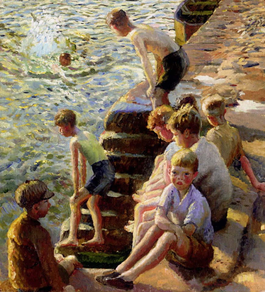 Boys bathing (Купающиеся мальчики), 1932