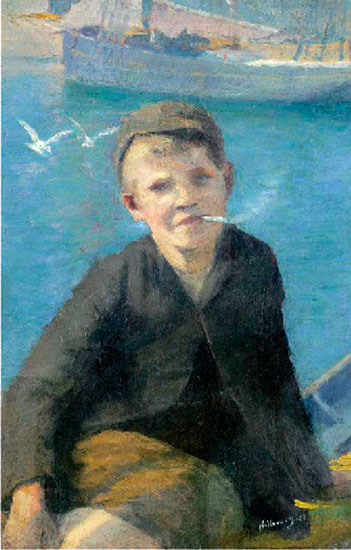 The young fisherboy (Юный рыбак), 1901