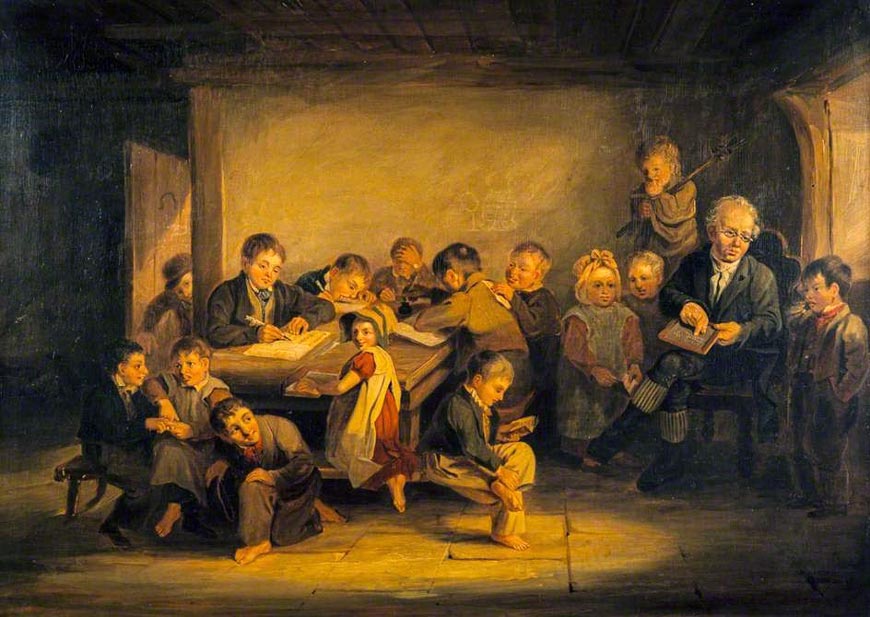 A village school (Деревенская школа), c.1825 