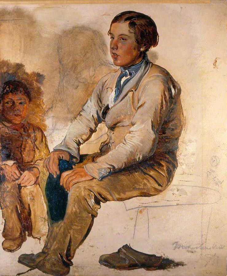 Boy saying his catechism (Мальчик, оглашающий свой свой катехизис), 1843