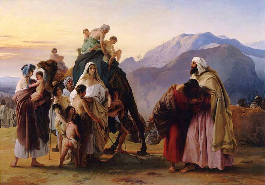 Meeting of Esau and Jacob (Встреча Исава и Иакова), 1844