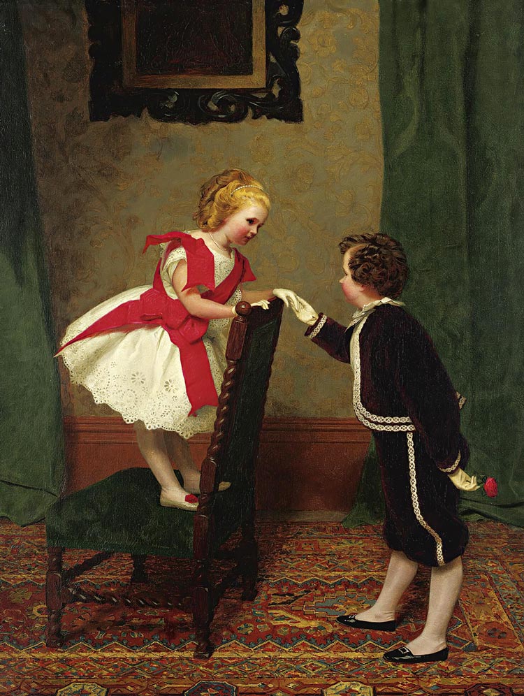 Miss Lily’s First Flirtation (Первый флирт мисс Лили), 1867